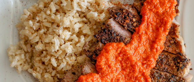 Pepper Crusted Steak Main