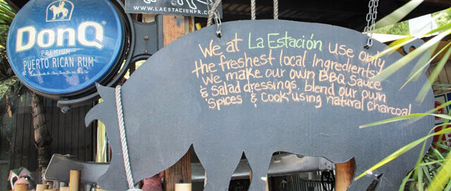 Slowing Down at La Estación, Puerto Rico