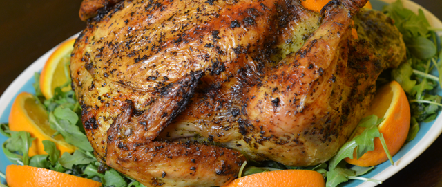 Orange Cilantro Roasted Chicken