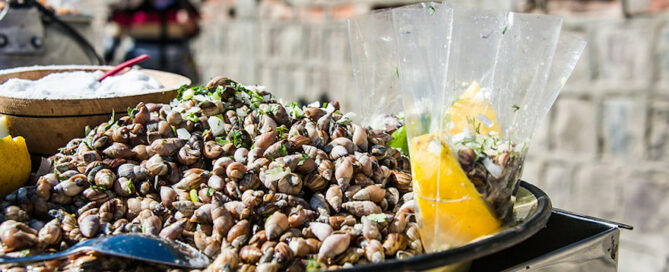 Snacking in Ecuador's Otavalo Market