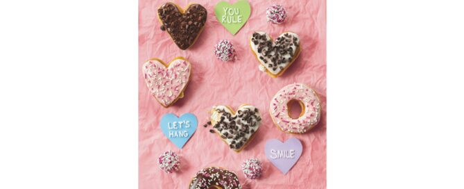 Dunkin Donuts Heart-Shaped Donuts